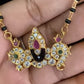 AD Balaji Pendant Mangalsutra | Black Beads Necklace | Traditional Mangalasutra
