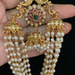 Peacock Pearl Hanging Hair Accessories | Pearl Hair Choti   | Traditional Indian Jewelry
