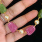 MultiColor stones & Pearls Mala Necklace | Simple Necklace | Indian Jewelry