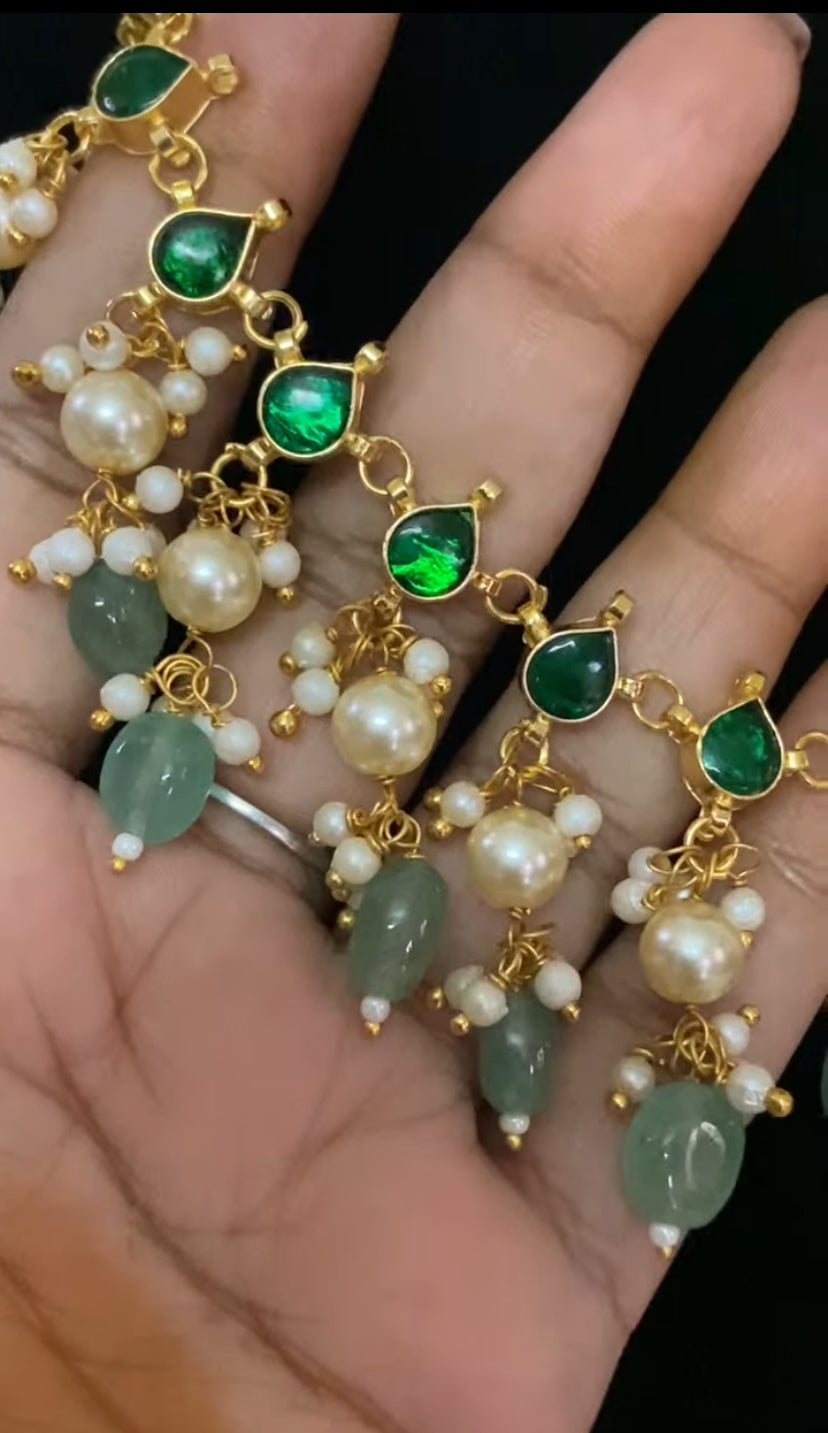 Antique Jadau Kundan Necklace Set   |  Kundan Necklace | Indian Jewelry In USA