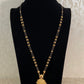 Antique Pendant Mangalasutra With Jumkis | Traditional Black Beads