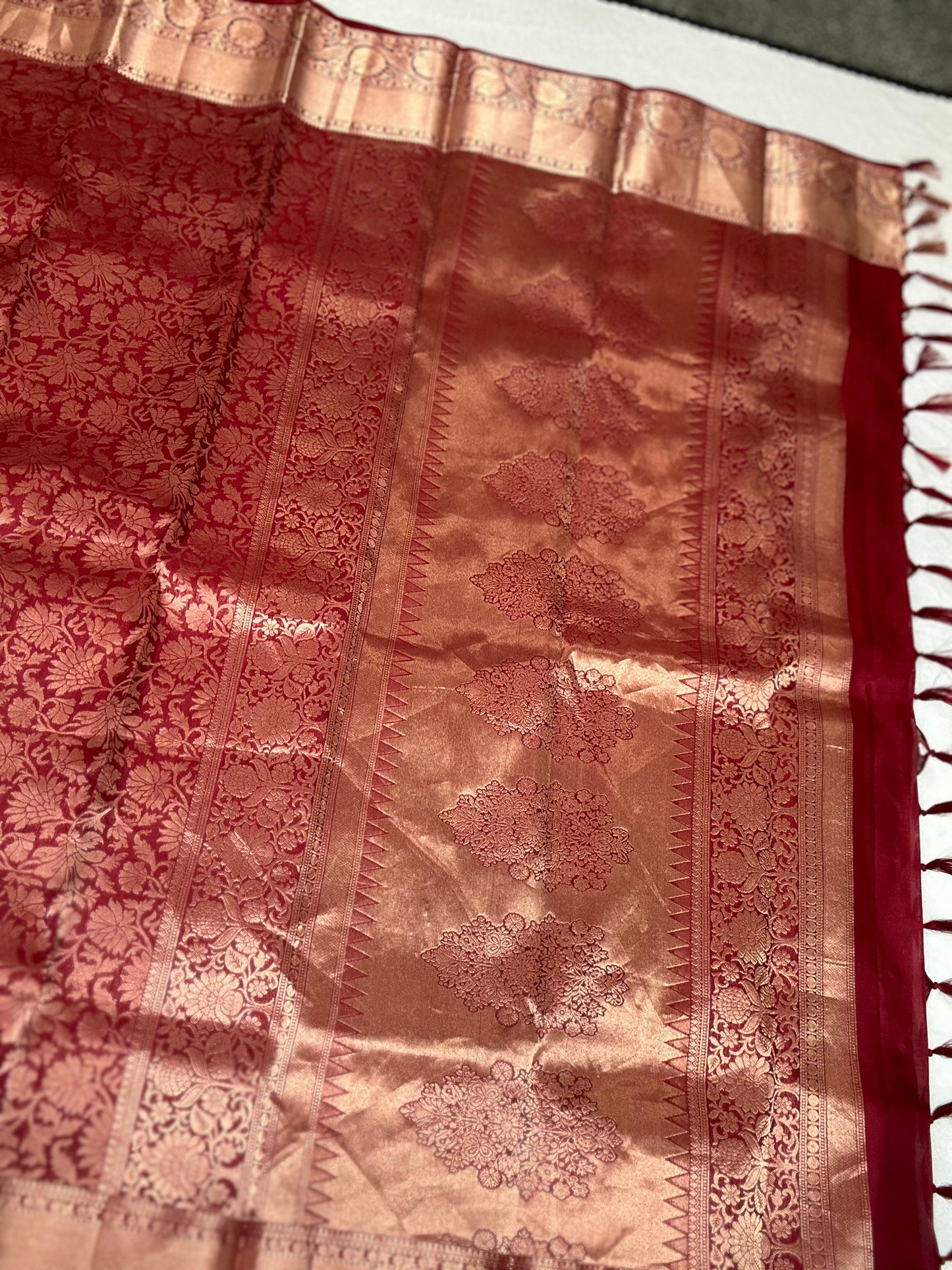 Kanjivaram Pattu Saree | Indian Traditional Saree | Bridal Saree