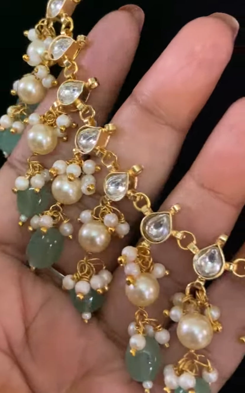Antique Jadau Kundan Necklace Set   |  Kundan Necklace | Indian Jewelry In USA