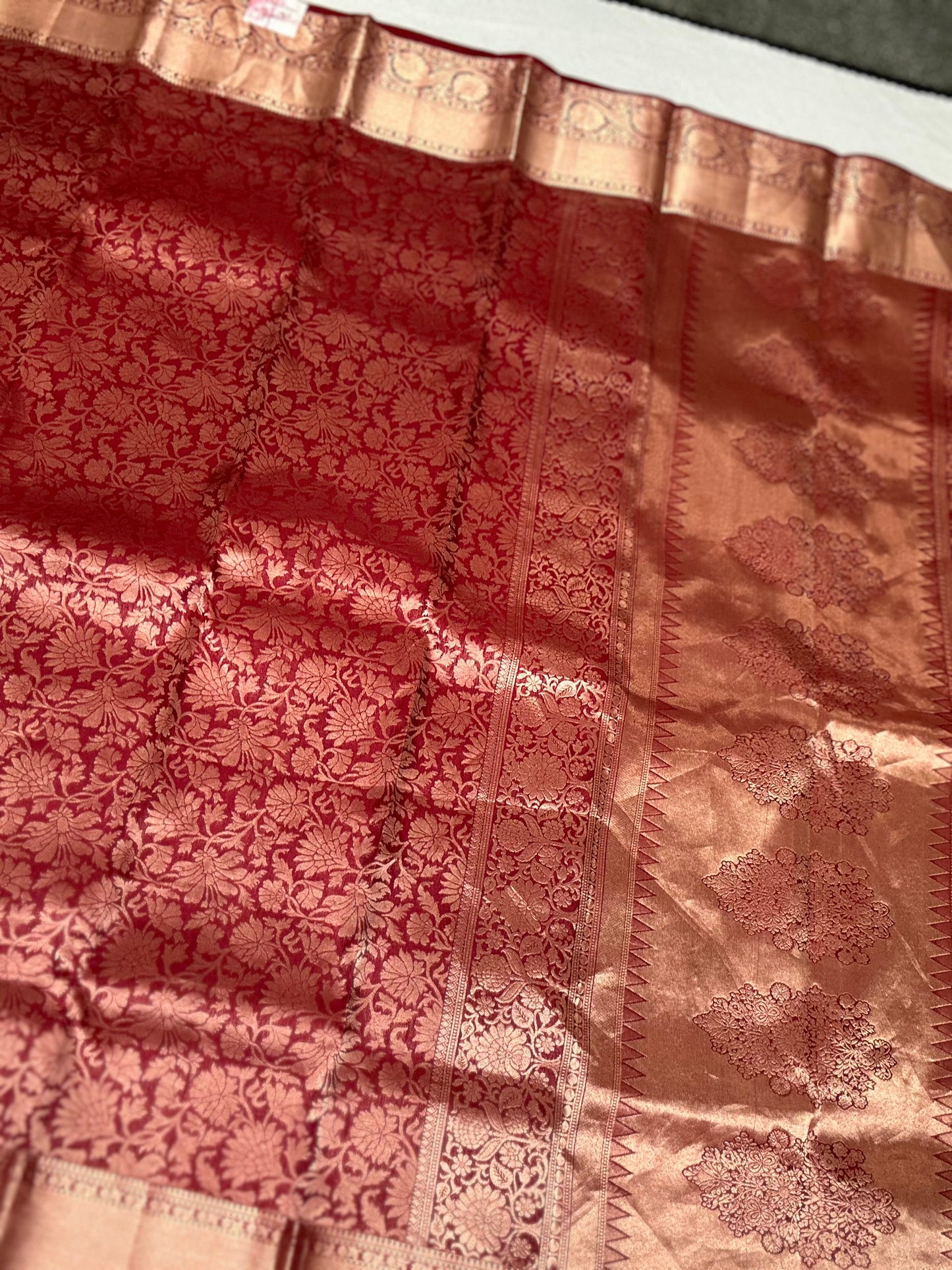 Kanjivaram Pattu Saree | Indian Traditional Saree | Bridal Saree