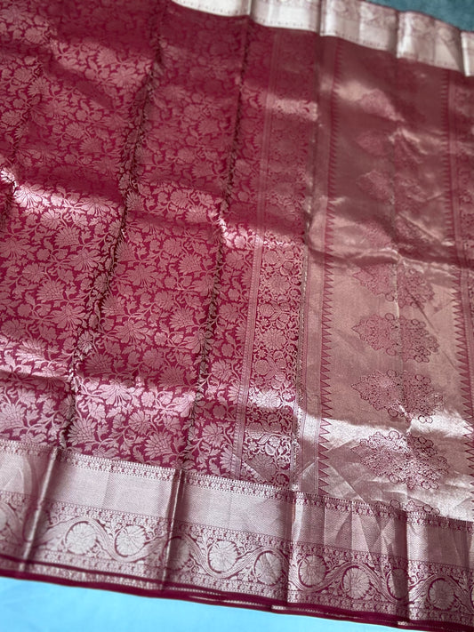 Kanjivaram Pattu Saree | Indian Traditional Saree | Bridal Saree