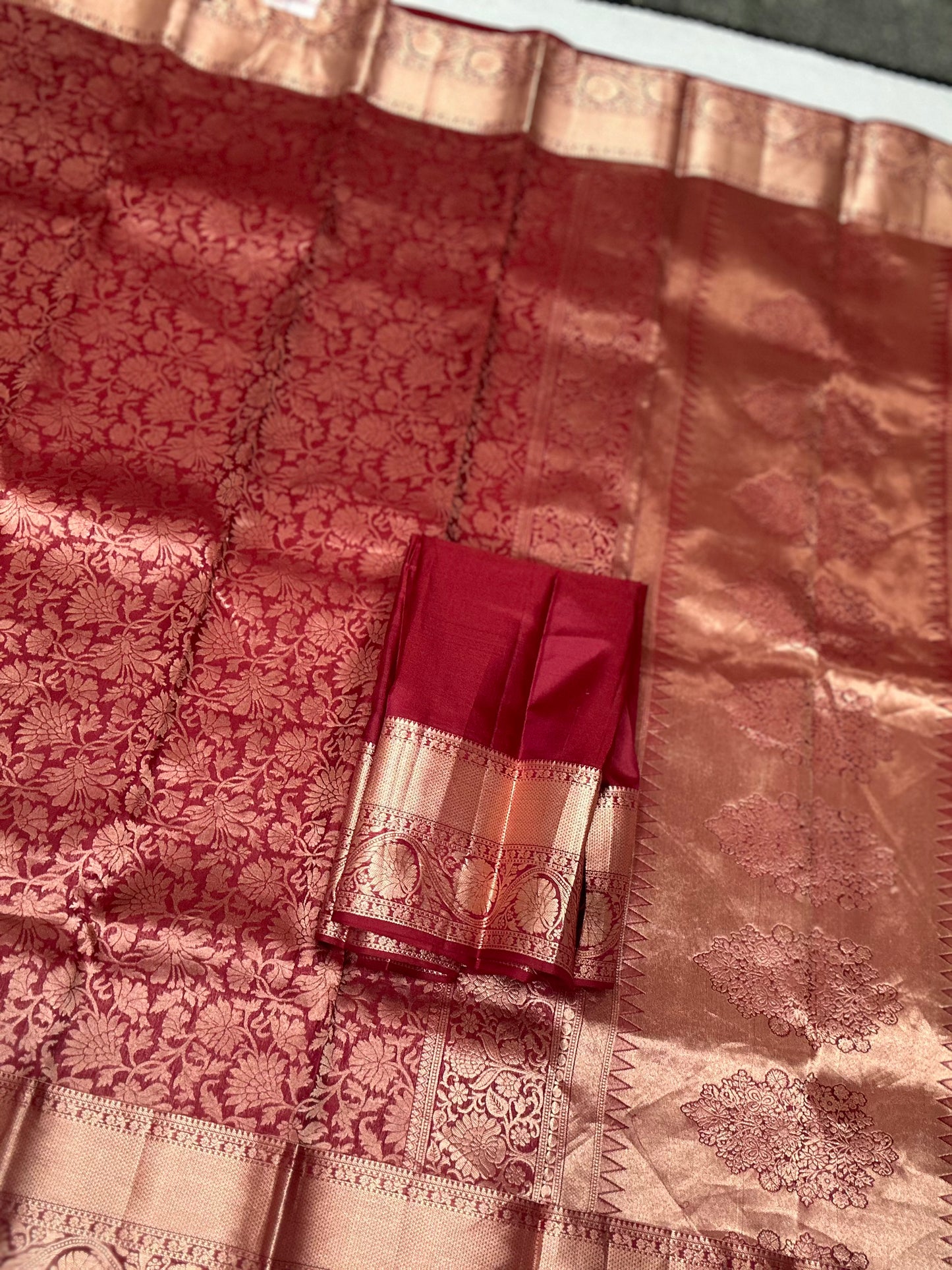 Kanjivaram Pattu Saree | Indian Traditional Saree | Bridal Saree