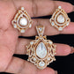 Moissanite Pendant Set | Indian Jewelry In USA