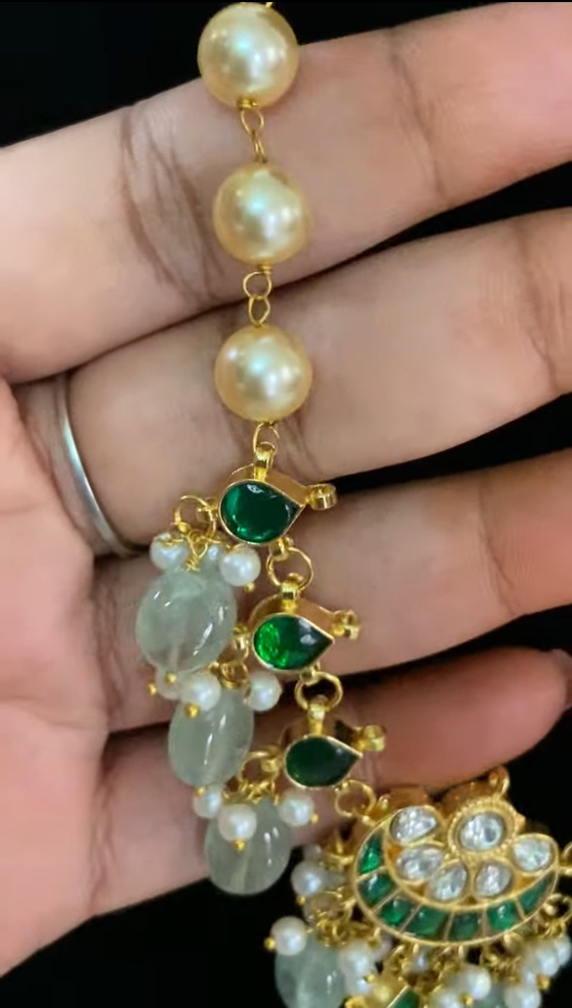Antique Jadau Kundan Pearl Necklace Set | Indian Jewelry | Gift Idea