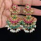 Jadau Kundan Earrings  |  Traditional Indian jewelry