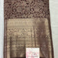 Pure Chocolate Brown Kanjivaram Silk Saree | Silk mark certified saree | Indian Sarees in USA