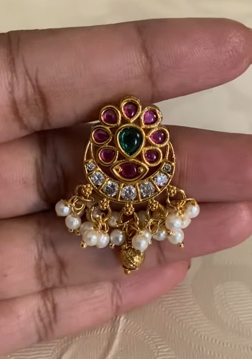 Kemp Pearls pendant Mangalsutra |  Indian Traditional Black Beads