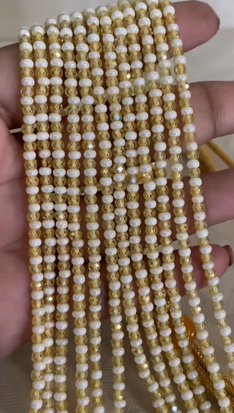 Pearl & Beads Mala Necklace | Indian Beads Necklace