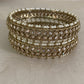 Kundani Pearl Mehndi Plating Bangles | Indian Bangles