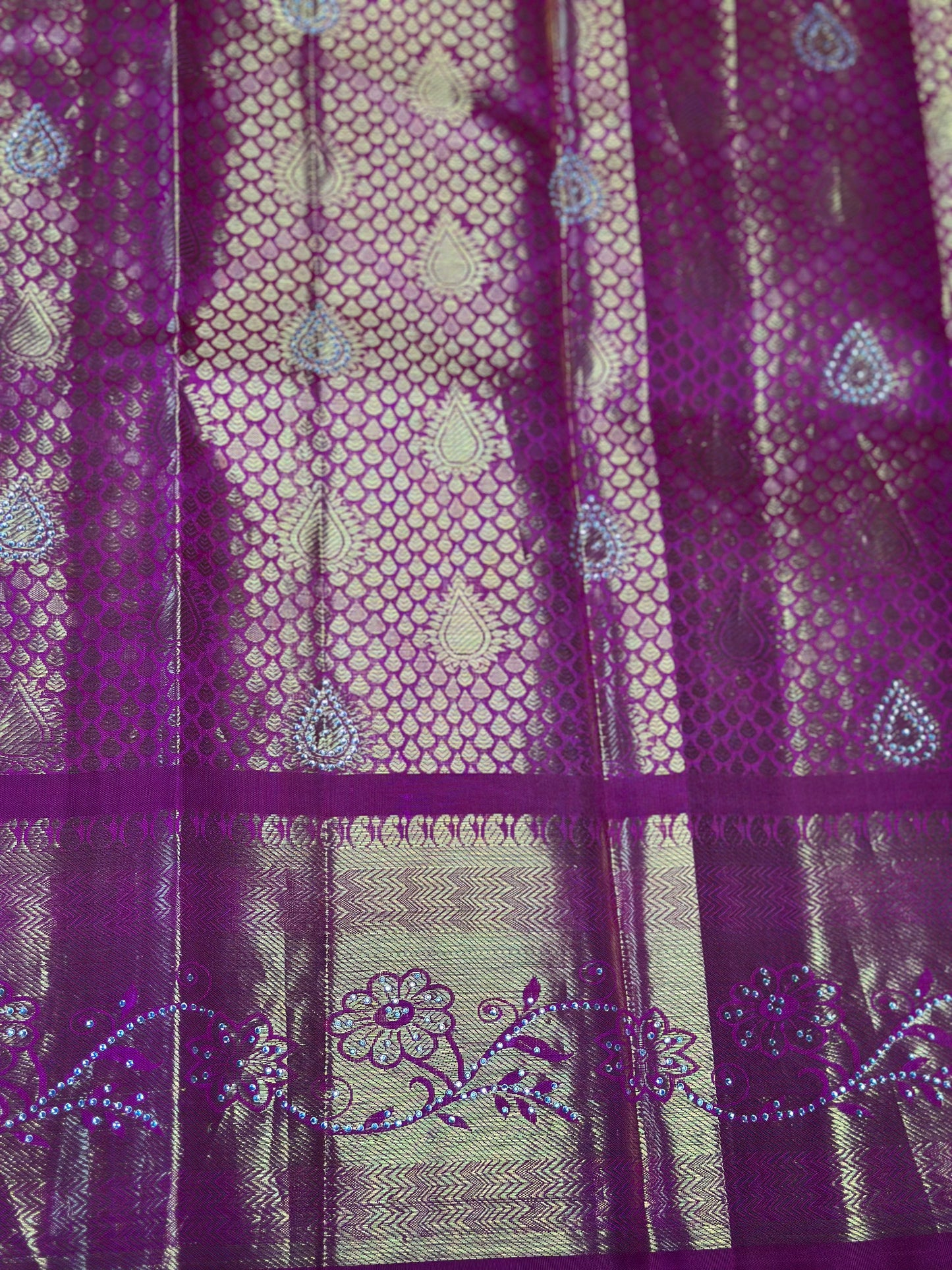 Pure Kanjivaram Pattu Saree | Indian Traditional Saree | Bridal Saree