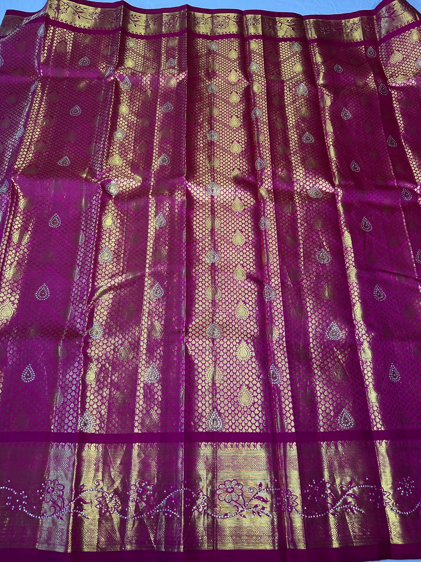 Pure Kanjivaram Pattu Saree | Indian Traditional Saree | Bridal Saree