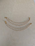 2Line Pearl Ear chains | Hair accessories | Champaswaralu