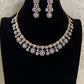 American Diamond Necklace With Earrings | Indian Jewelry In USA