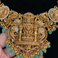 Antique Temple Lakshmi Necklace With Jumkis | Indian Traditional Jewelry