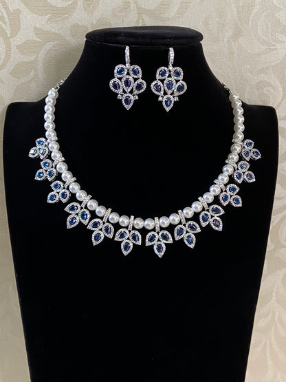 AD motifs Pearl Necklace | Unique Necklace Set |  Gift Idea