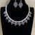 AD Silver Plated Pearl Necklace | Unique Necklace Set