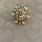 AD Polki Finger Ring |  Indian Fingers Ring