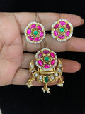 Jadau Kudan Pendant Set | Indian Jewelry in USA