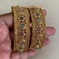 Antique Kundan Openable Bangles | Traditional Bridal Bangles