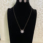 AD Simple Mangalasutra | Black Beads Necklace With Studs
