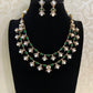 Victorian AD Polki Necklace With Earrings | Indian Necklace