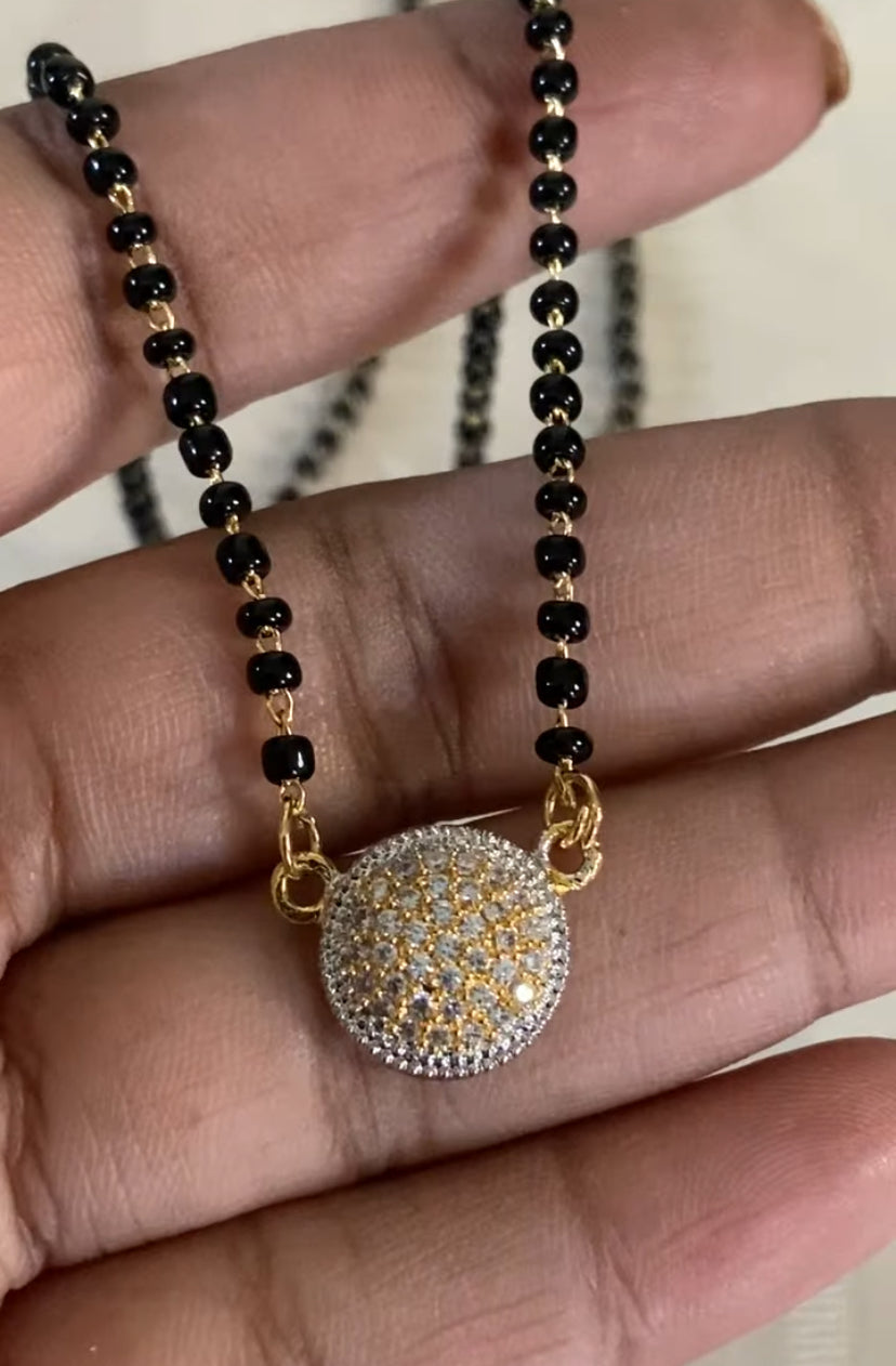 Simple Mangalsutra | AD Pendant Mangalasutra