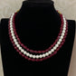 Onyx Beads & Pearls necklace | Indian Jewelry