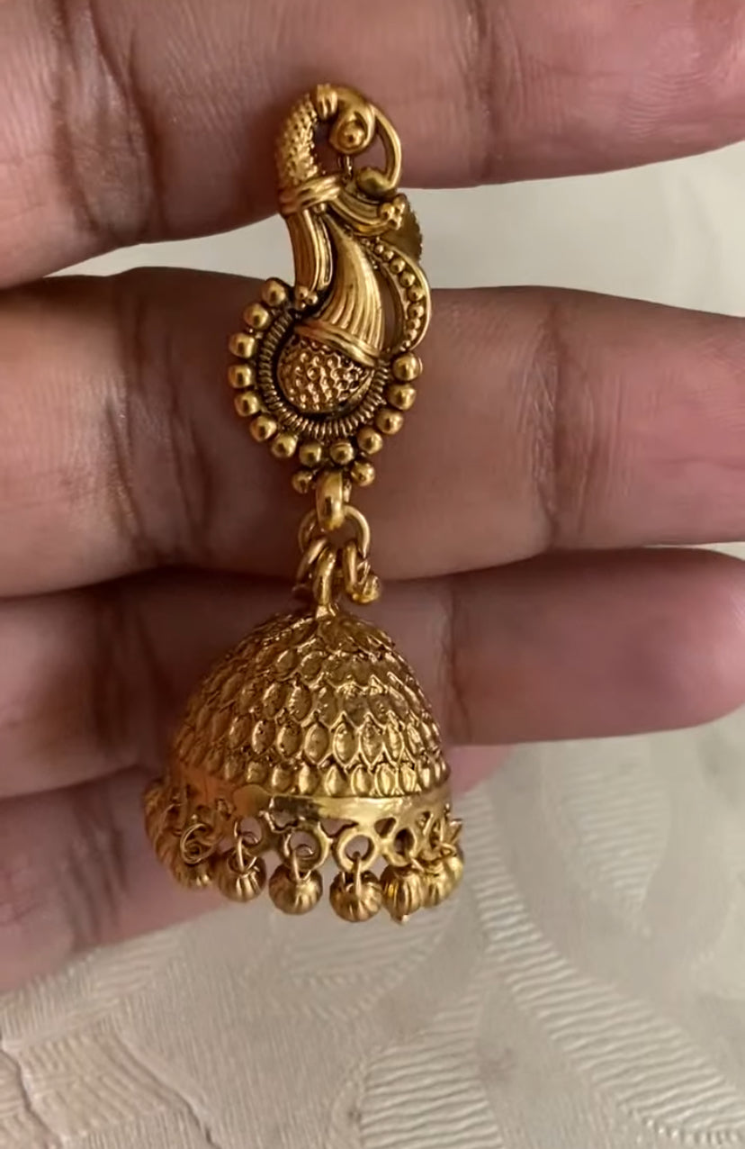Antique  Classic Necklace With Jumkis | Indian Traditional Jewelry In USA