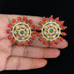 AD Coral Studs | Indian Traditional Earrings In USA