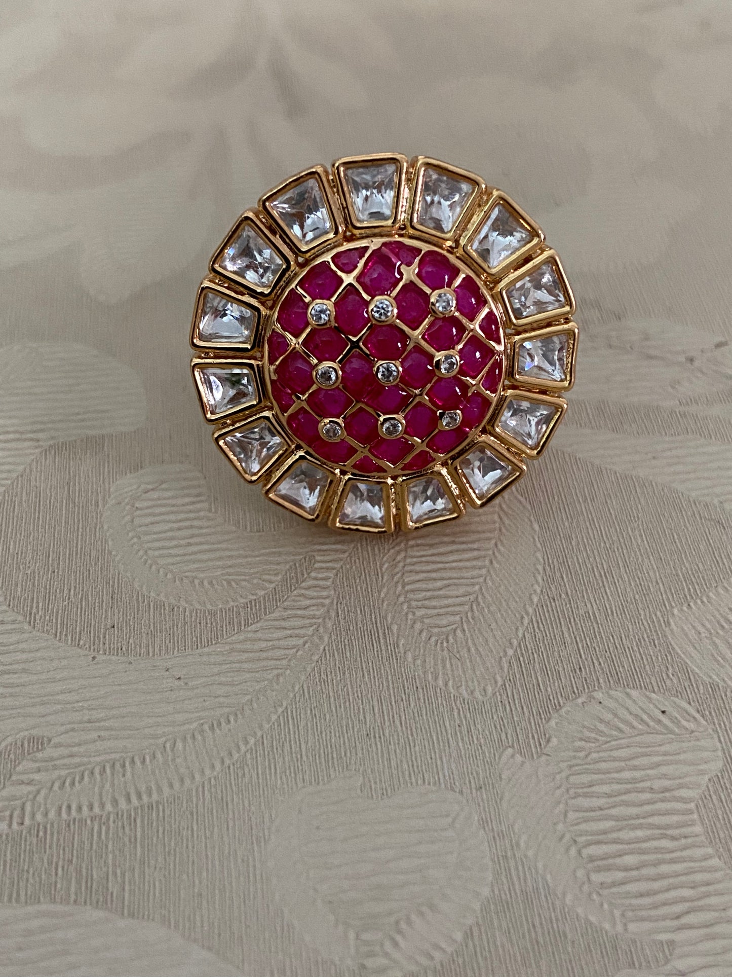 AD Kundan Finger Ring | Adjustble Finger Ring | Gift Idea