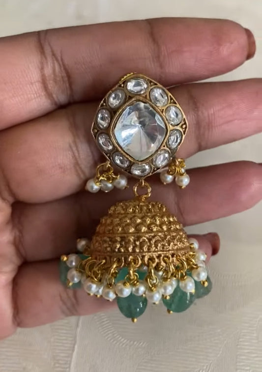 Polki Kundan Necklace With Earrings | Bridal Jewelry | Indian wedding Jewelry