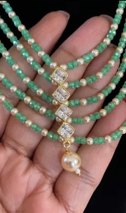 Premium stones Necklace Set | Indian Traditional Jewelry In USA