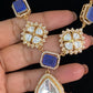 Moissanite Polki Necklace Set | Indian Jewelry In USA