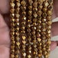 4 Layears Golden Beads Necklace With Earrings | Indian Necklace
