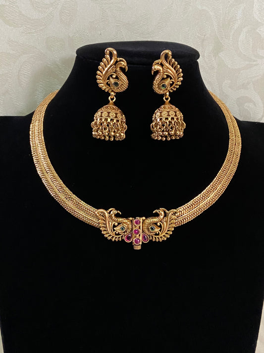 Antique Hasli With Earrings | Indian Jewelry In USA
