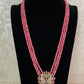 Luxury Onyx Beads Necklace Set | CZ Peacock Pendant with Stud Earrings | Indian Jewelry In USA