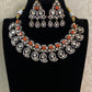 Victorian Moissanite & Coral Necklace | Exclusive Necklace