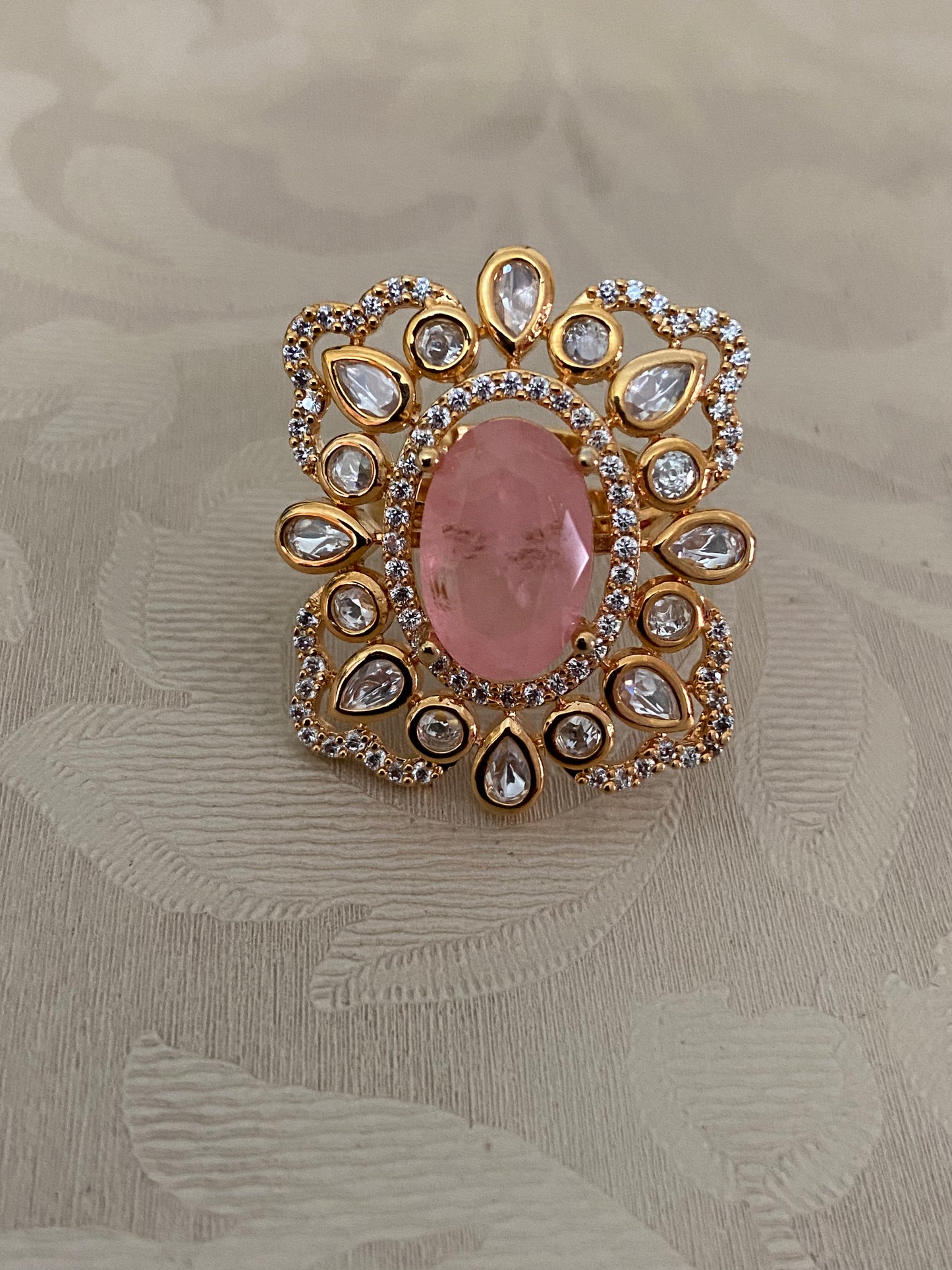 AD Kundan Finger Ring | Adjustble Finger Ring | Gift Idea