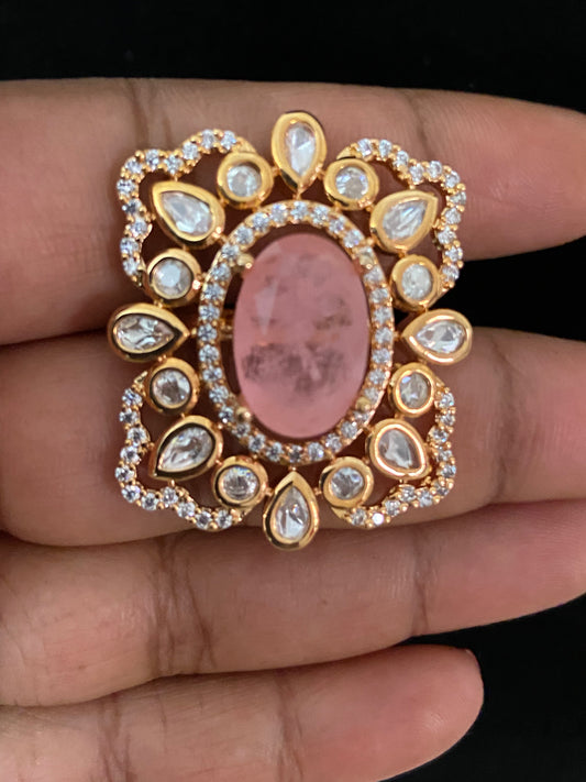 AD Kundan Finger Ring | Adjustble Finger Ring | Gift Idea