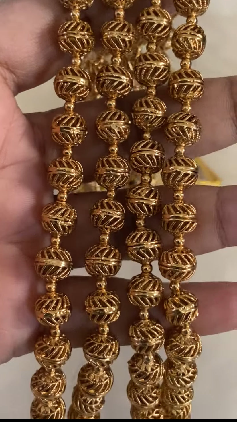 Antique Nakshi Balls Necklace With Jumkis | Indian Traditional Necklace