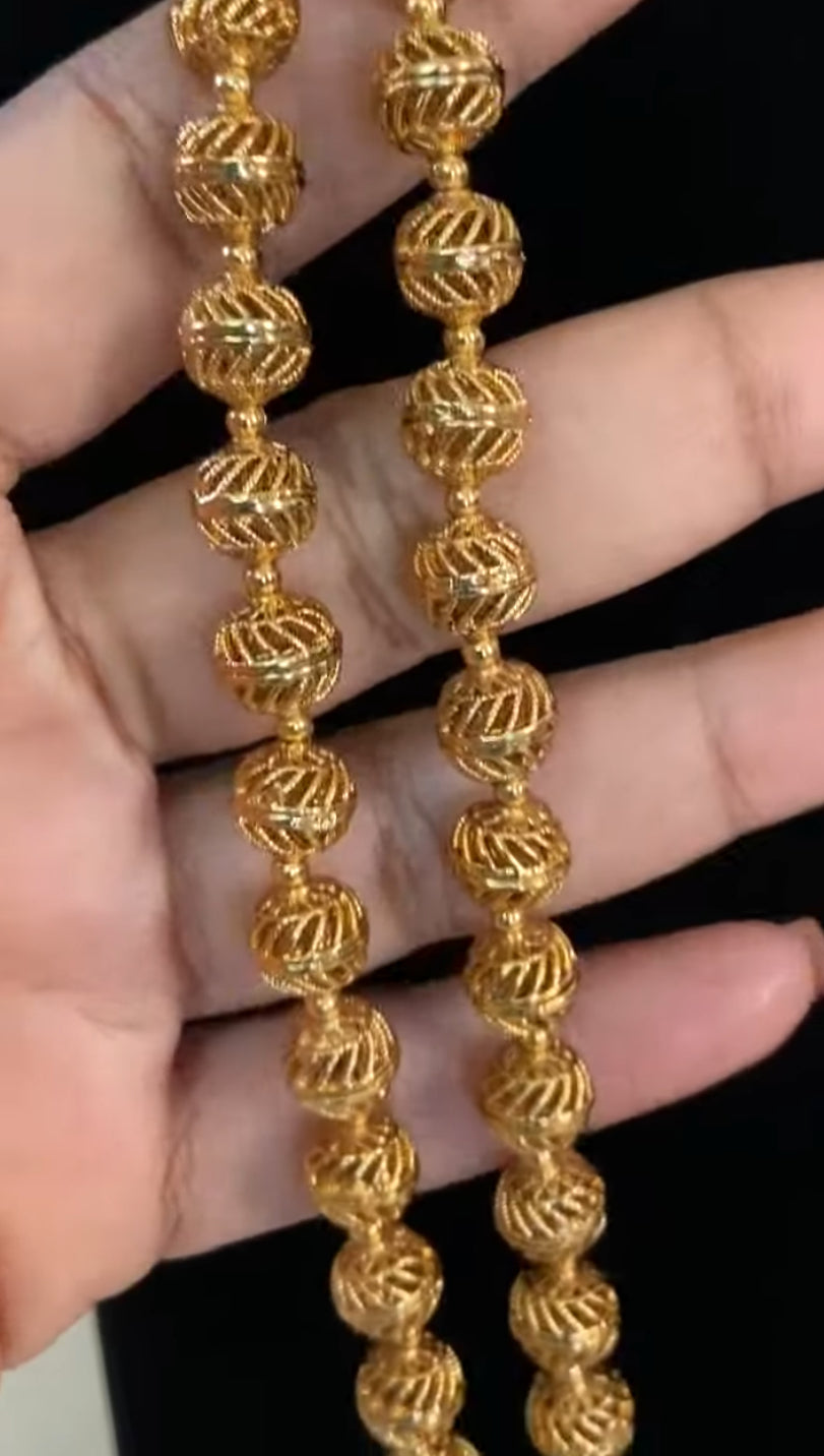 Antique Nakshi Balls Necklace With Jumkis | Indian Traditional Necklace