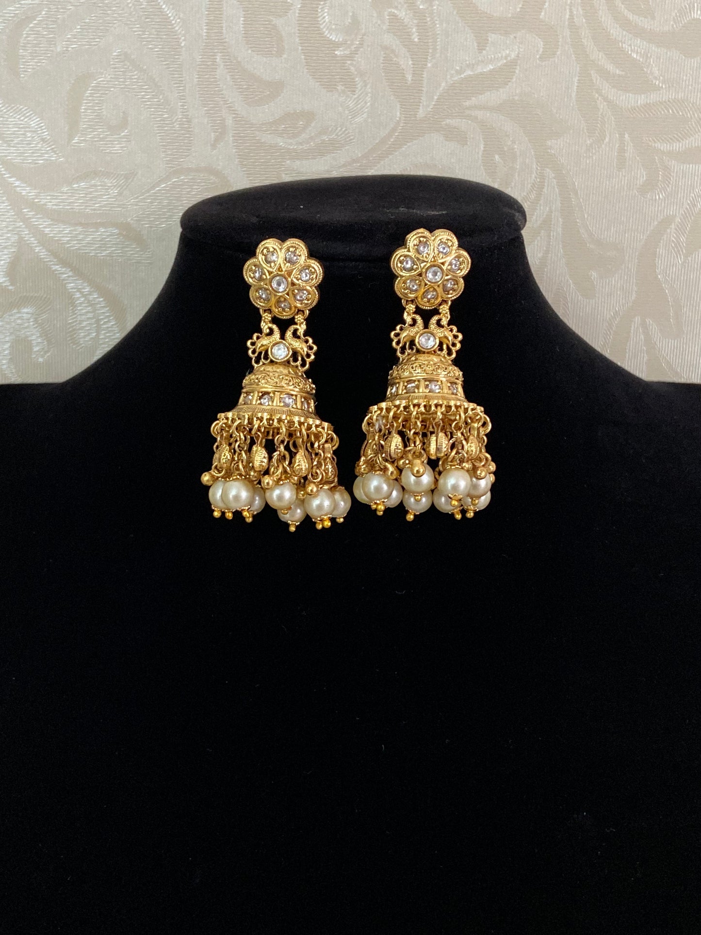 AD Antique Jumkis | Traditional Indian Jewelry