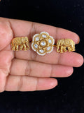 Antique Kundan 2 Finger Ring |  2 Fingers Adjustable Ring