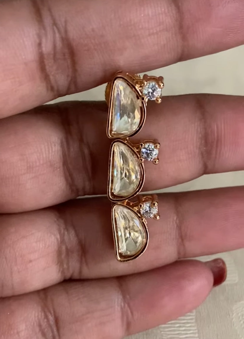 Moissanite Polki Choker Set | Indian Jewelry In USA