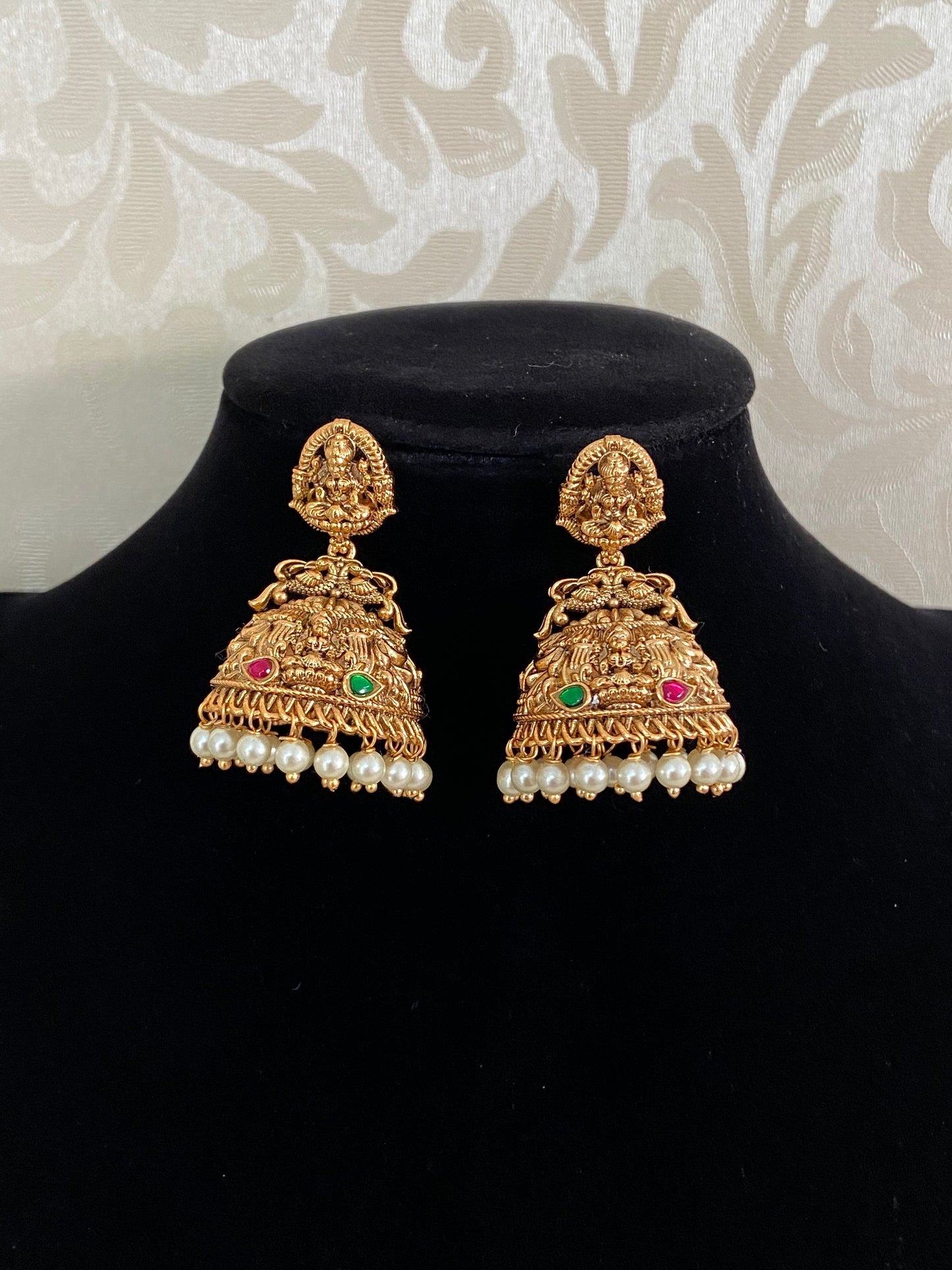 Traditional Temple Jumki Earrings | Indian Earrings | Gift Idea