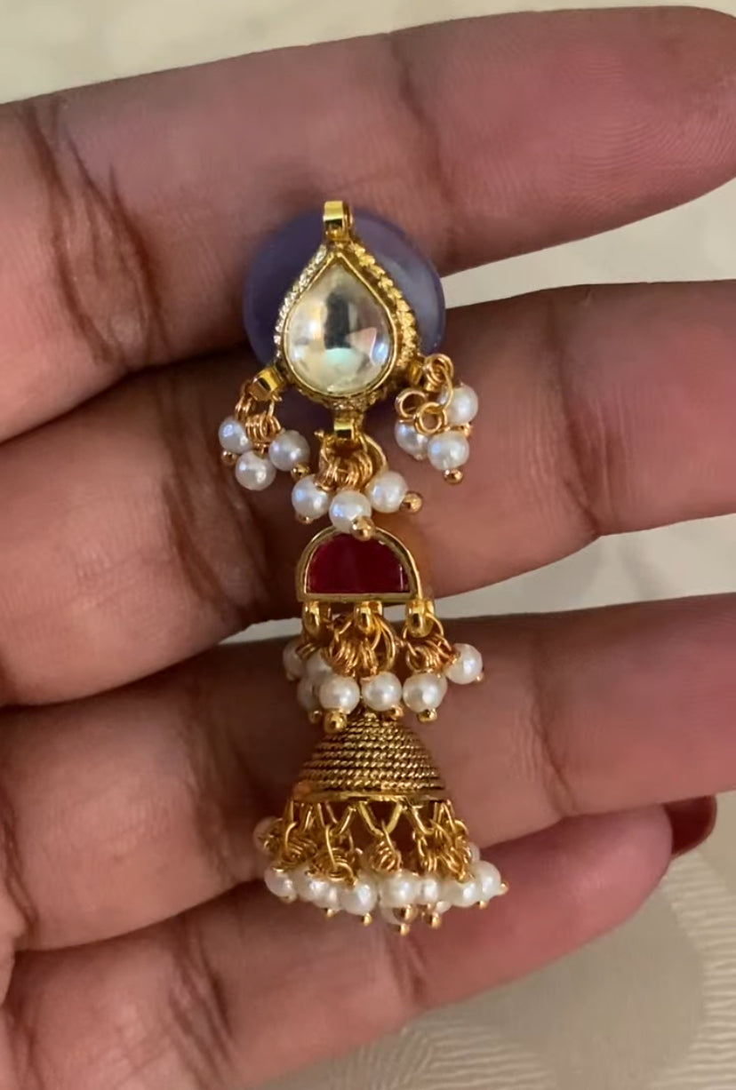 Ahamadabadi Kundan Choker Set | Handmade jewelry | Indian jewelry in USA